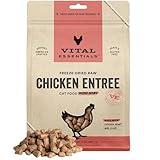 Vital Essentials Freeze Dried Raw Cat Food, Chicken Mini Nibs Entree, 12 oz