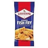 Louisiana Fish Fry Seasoned Fish Fry Seafood Breading Mix 10 oz. (Pack of 1) - Season and Cook All Your Fish, Shrimp, Oysters, Vegetables, and More to Crispy Perfection (Exclusive Amazon Recipe Card Included)