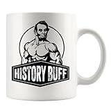 History Buff Gifts For Men Husband Boyfriend Dad Grandpa Uncle From Mom Girlfriend Wife Fathers Day Funny History Teacher Gifts From Students Teacher Appreciations Day Mug 11 oz White