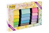 Post-it Super Sticky Notes, Limited Edition Color Collection, 3x3 in, 15 Pads/Pack, 45 Sheets/Pad