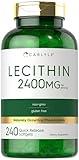 Carlyle Lecithin Supplement | 2400mg | 240 Softgel Capsules | with Naturally-Occuring Phospholipid | Non-GMO, Gluten Free