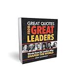 2025 Great Quotes From Great Leaders Boxed Calendar: 365 Inspirational Quotes From Leaders Who Shaped the World (Daily Calendar, Office Desk Gift for Him or Her)