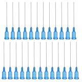 PATIKIL Blunt Tip Dispensing Needles 1.5 Inch, 25 Pcs 22G Industrial Liquid Dispenser Needle with Lure Lock for Refilling Liquid Inks Adhesive Glue