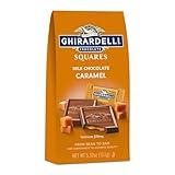GHIRARDELLI Milk Chocolate Squares with Caramel Filling, 5.32 OZ Bag