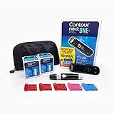 CONTOUR NEXT ONE Blood Glucose Monitoring System All-in-One Kit for Diabetes