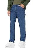 Wrangler Authentics mens Classic Carpenter jeans, Retro Stone, 36W x 32L US