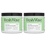 Fresh Wave Odor Removing Gel, 15 oz., Pack of 2 - Odor Absorbers for Home, Safer Odor Relief, Natural Plant-Based Odor Eliminator, Every 15 oz. lasts 30-60 Days, For Cooking, Trash & Pets