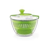 Cuisinart Large Spin Stop Salad Spinner- Wash, Spin & Dry Salad Greens, Fruits & Vegetables, 5qt, CTG-00-SAS1