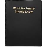 MSR "What My Family Should Know" Estate Planning Spiral Bound Record Book