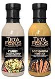 Teta Foods Assorted Selection of Middle Eastern Salad Dressings, Marinades, and condiments. (Tahini Shawarma)