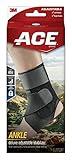 ACE Brand Deluxe Adjustable Ankle Stabilizer, Firm Stabilizing Support for Weak, Sore or Injured Joints, Adjustable Ankle Brace, Breathable, One Size Fits Most