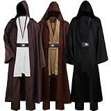 Laku Tunic Costume Men's Tunic Hooded Robe Full Set Halloween Cosplay Costume Cloak Set