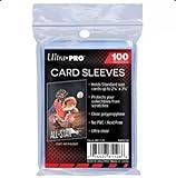 10 (Ten) Pack Lot of 100 Soft Sleeves / Penny Sleeve for Baseball Cards & Other Sports Cards (Packaging May Vary)