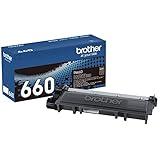 Brother Genuine High Yield Toner Cartridge, TN660, Replacement Black Toner, Page Yield Up to 2,600 Pages, Amazon Dash Replenishment Cartridge, Black, 1 pack