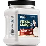 Roots Circle Gluten-Free Potato Starch | 1 Pack of 21oz Jar | No Preservatives or Artificial Ingredients | Kosher for Passover Thickener for Soups Stews, Gravies & Sauces