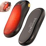 JIJ Rechargeable Hand Warmers 2 Pack - 8000mAh Electric Hand Warmers, Instant 2s Heating, 3 Heat Levels with Digital Display, Safe Gift for Men & Women – Camping, Hiking, Golf, Hunting, Birthday