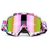 JAMIEWIN Motocross Goggles - ATV Dirt Bike Motorcycle UTV MX Offroad Riding Goggles with Anti UV, Dustproof, Anti Fog Lenses for Men, Women, Youth & Kids