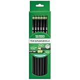 Ticonderoga Wood-Cased Pencils, 2 HB Soft, Black, 24 Count
