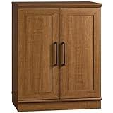 Sauder HomePlus Base Pantry Cabinet, L: 29.61" x W: 17.01" x H: 37.40", Sienna Oak