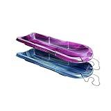 Pelican Sled Snow Glider - Combo 2 sleds - 4 Season Sled - Any Outdoors Activities - Carry Up to 92 lb - Night Wave & Stardust