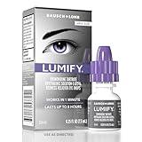 LUMIFY Eye Drops for Red Eyes, Redness Reliever for Brighter Looking Eyes, Works in 1 Minute & Lasts Up to 8 Hours, Eye Drops, 0.25 Fl Oz (7.5mL), Packaging May Vary