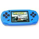 Beijue 16 Bit Handheld Games for Kids Adults 3.0'' Large Screen Preloaded 100 HD Classic Retro Video Games USB Rechargeable Seniors Electronic Game Player Birthday Xmas Present (Blue)