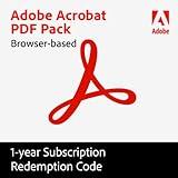 Adobe Acrobat PDF Pack | 12-Month Access to Online PDF and E-Sign Tools, Non-Renewal | Web-browser based[Online Code]