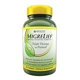 MigreLief Original Triple Therapy with Puracol - Nutritional Support for Migraine Sufferers - 60 Caplets/1 Month Supply