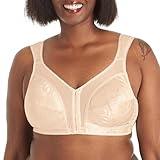 Playtex womens 18 Hour Front-close Wirefree W/ Flex Back Us4695 Full Coverage Bra, Light Beige, 46C US