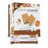 Power Crunch Protein Wafer Bars, High Protein Snacks with Delicious Taste, Peanut Butter Honey, 1.4 Ounce (12 Count)