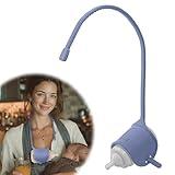 Canela Cane Adjustable Baby Bottle Holder - BPA-Free Silicone, Ergonomic Stress-Free Feeding Design, Universal Fit for Standard/Wide-Neck Bottles - Time-Saving for Newborn & Infant Care(Blue)