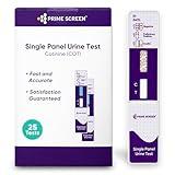Prime Screen [25 Pack] Nicotine Tobacco Cotinine Urine Test Kit - Urine Dip Card Testing Cotinine from Smoking - WCOT-114