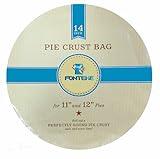 Plastic Pie Crust Dough Rolling Bag 14" Non-Stick Mess Free Pie Crust Dough Maker Bag, BPA Free,