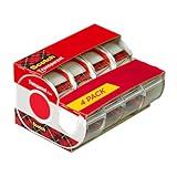 Scotch Transparent Tape, Versatile, Clear Tape Engineered for Office and Home Use, 3/4 x 850 Inches, 4 Dispensered Rolls