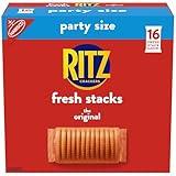 RITZ Fresh Stacks Original Crackers, Party Size, Christmas Crackers, Holiday Crackers, 23.7 oz (16 Stacks)