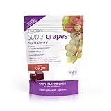 humanN SuperGrapes Chews Supplement – with 100mg CoQ10 and Grape Seed Extract – from The Makers of SuperBeets - Grape Flavor Chew, 60 Count