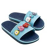 Melissa Unisex's Beach Slide Next Gen + Bt21 Flat Sandal, Blue, 6 us