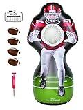 GoSports Inflataman Football Challenge - Inflatable Receiver Touchdown Toss Game