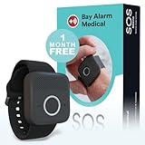 Bay Alarm Medical SOS Micro - 24/7 Medical Alert with Optional Fall Detection for Seniors - Call to Activate - Location Tracking - Medical Alert System with Elderly Tracking - Panic Button for Seniors