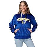 FOCO Golden State Warriors NBA Womens Velour Hooded Sweatshirt - M
