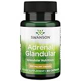 Swanson Adrenal Glandular 350 Milligrams 60 Capsules