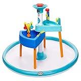 Little Tikes® 3-in-1 Splash 'n Grow Outdoor Water Play Table with Accessories and Splash Pad for Kids, Children, Boys & Girls 3+ Years