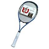 Wilson Tour Slam Lite Adult Recreational Tennis Racket - Grip Size 3 - 4 3/8", Blue/Black