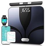 Posture Scale for Body Weight and Fat Percentage, 8 Electrodes Larger Platform Digital Scale for BMI 28 Body Composition Measurement, Bathroom Smart Scales with LED Display FSA or HSA Eligible