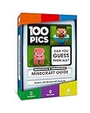 100 PICS Unofficial & Independent Minecraft Guide - Guess 100 Minecraft Items | Flash Cards with Slide Reveal Case | Card Game, Gift, Stocking Stuffer | for Kids and Adults | Ages 6+