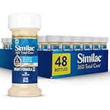 Similac 360 Total Care Infant Formula, Has 5 HMO Prebiotics, Our Closest Prebiotic Blend to Breast Milk, Non-GMO, Baby Formula, Ready to Feed, 2-fl-oz Bottle, Pack of 48