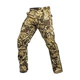 Kryptek Men’s Stalker Pant, Stealthy Camo Hunting Pant with Reinforced Knees, and Seat, Highlander - XL