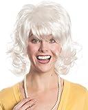Deana Paula Deen color WHITE - Enigma Wigs Celebrity Chef Grandma Southern Cooking Recipe Savannah Restaurant American Lady Women's Bundle MaxWigs Costume Wig Care Guide