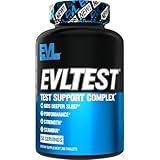 EVL Testosterone Booster for Men - Post Workout Recovery Testosterone Support Supplement with DIM Plus D Aspartic Acid and Fenugreek and Tribulus - EVLTest for Men Post Workout Supplement