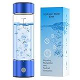 MOVOCA Upgrade Hydrogen Water Bottle, 3Min 2200PPB Rapid Hydrogen Water Generator -SPE PEM Tech, 14OZ Portable Hydro Water Machine, Health Care Gifts for Husband, Wife, Family, Friends, Travel